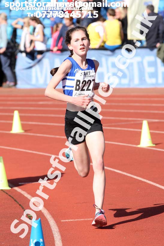 Girls under-15s  Northern 3 Stage Road Relay, SportsCity, Manchester. Photo: David T. Hewitson/Sports for All Pics